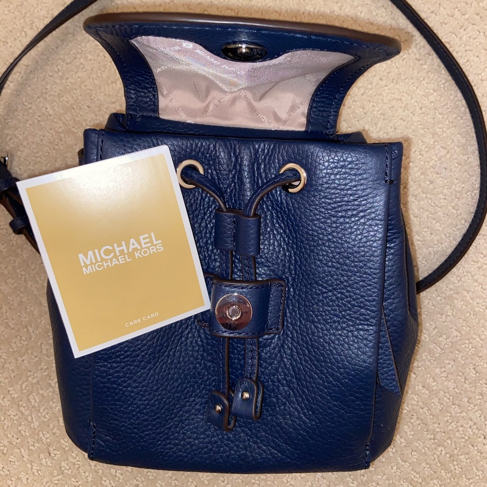 Navy Michael Kors Crossbody